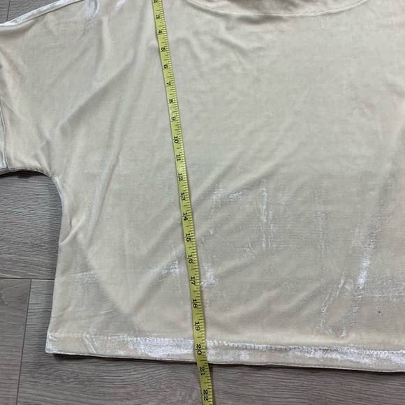 Cupcakes and Cashmere Mikaela Velvet Top in Birch White - Picture 10 of 12